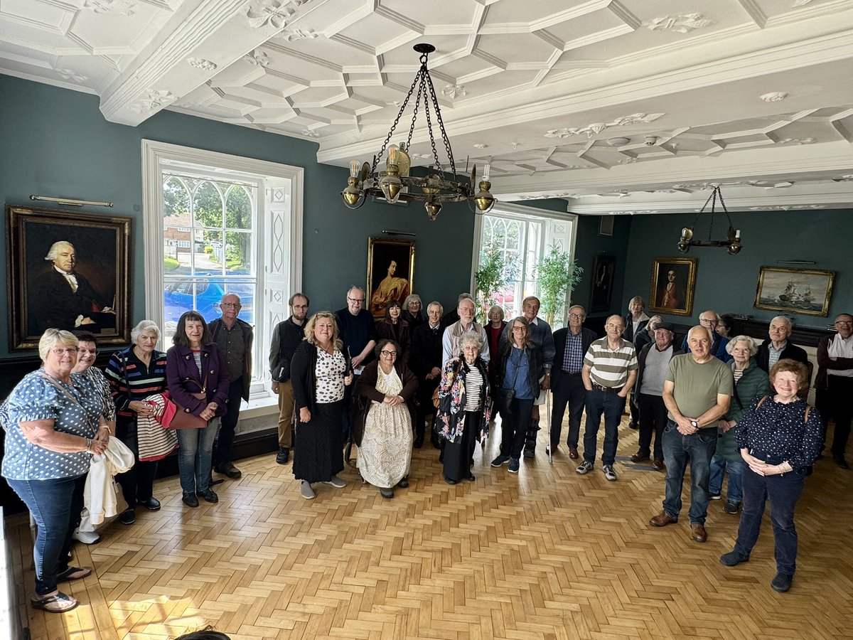 LlanrumneyHall's tweet photo. A pleasure to welcome 37 members of the Roath Local History Society to Llanrumney Hall for a guided tour of our historic home 📜

Interested in a group tour? Call us on 02920 001441. https://t.co/h55dOMzPvZ