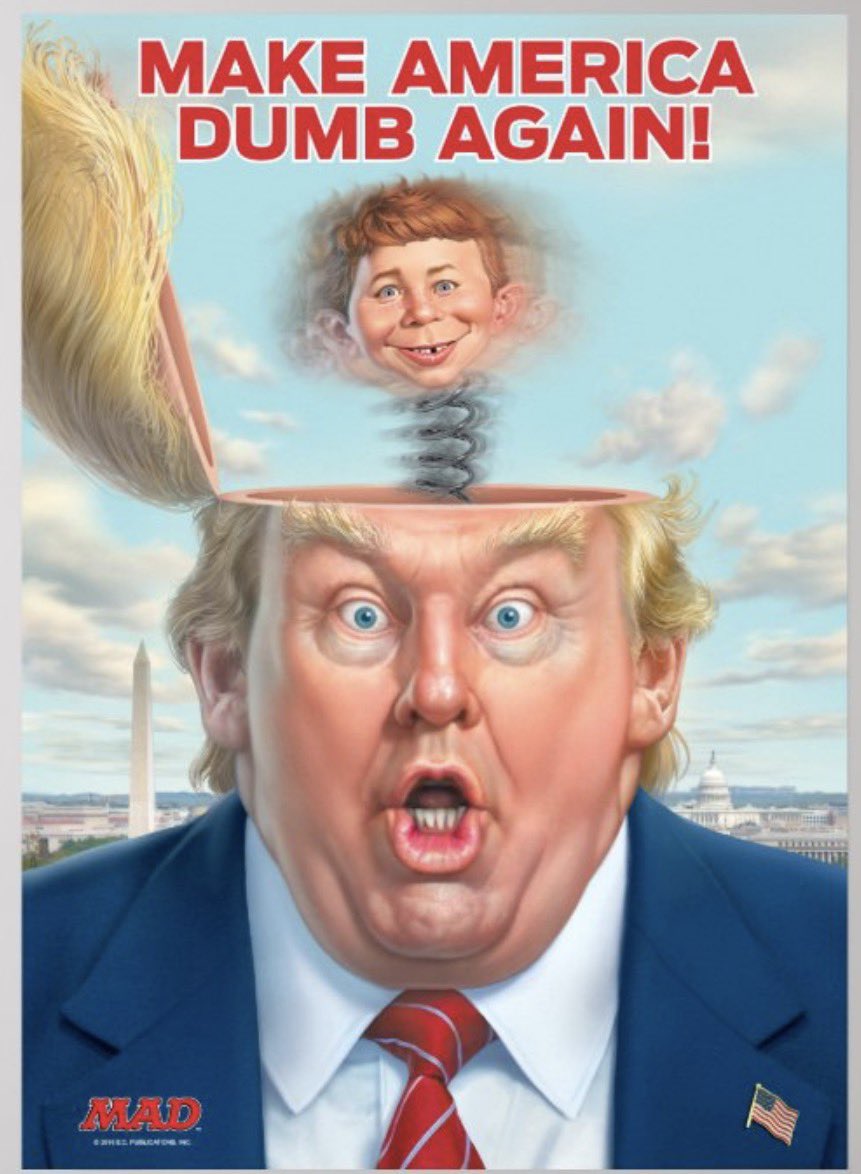 qomby's tweet photo. @drdave1999 There’s a fancy name for it, but I call it “the intelligent of ignorance.”  Trump proves the statement. https://t.co/uBTimvOe7t