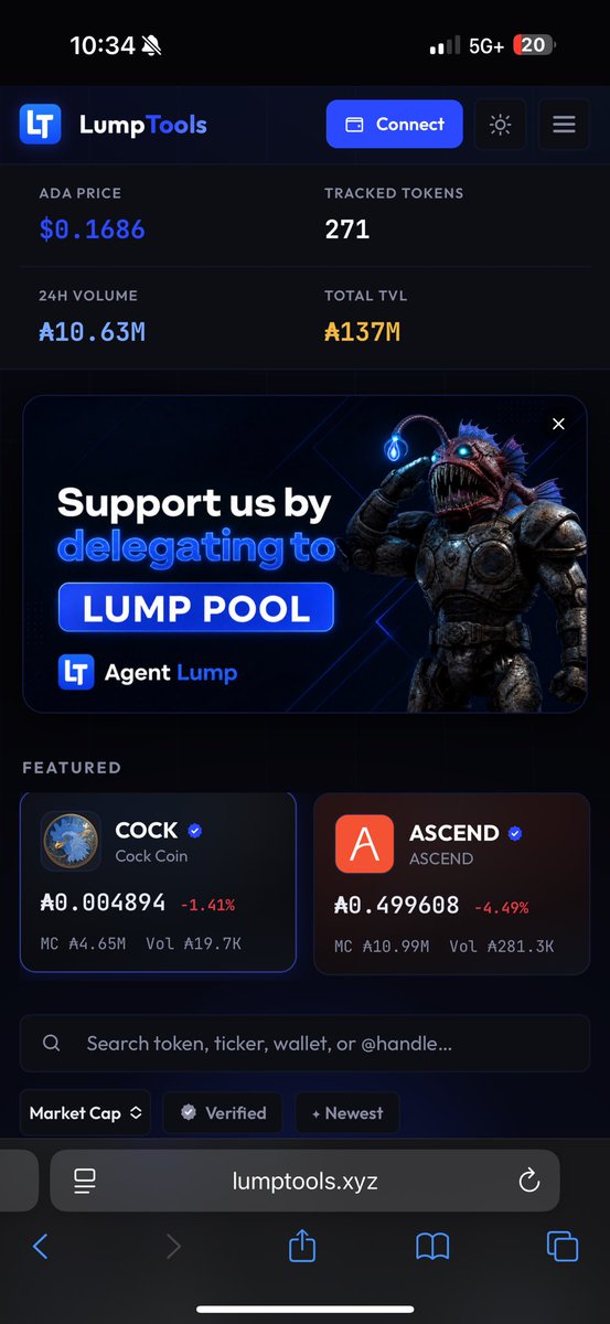 Jared59836926's tweet photo. @CockCoin_ADA is now featured on https://t.co/vROuDDSWoE this one has a chance to take taptools reign !!!! https://t.co/43PUiijBGp