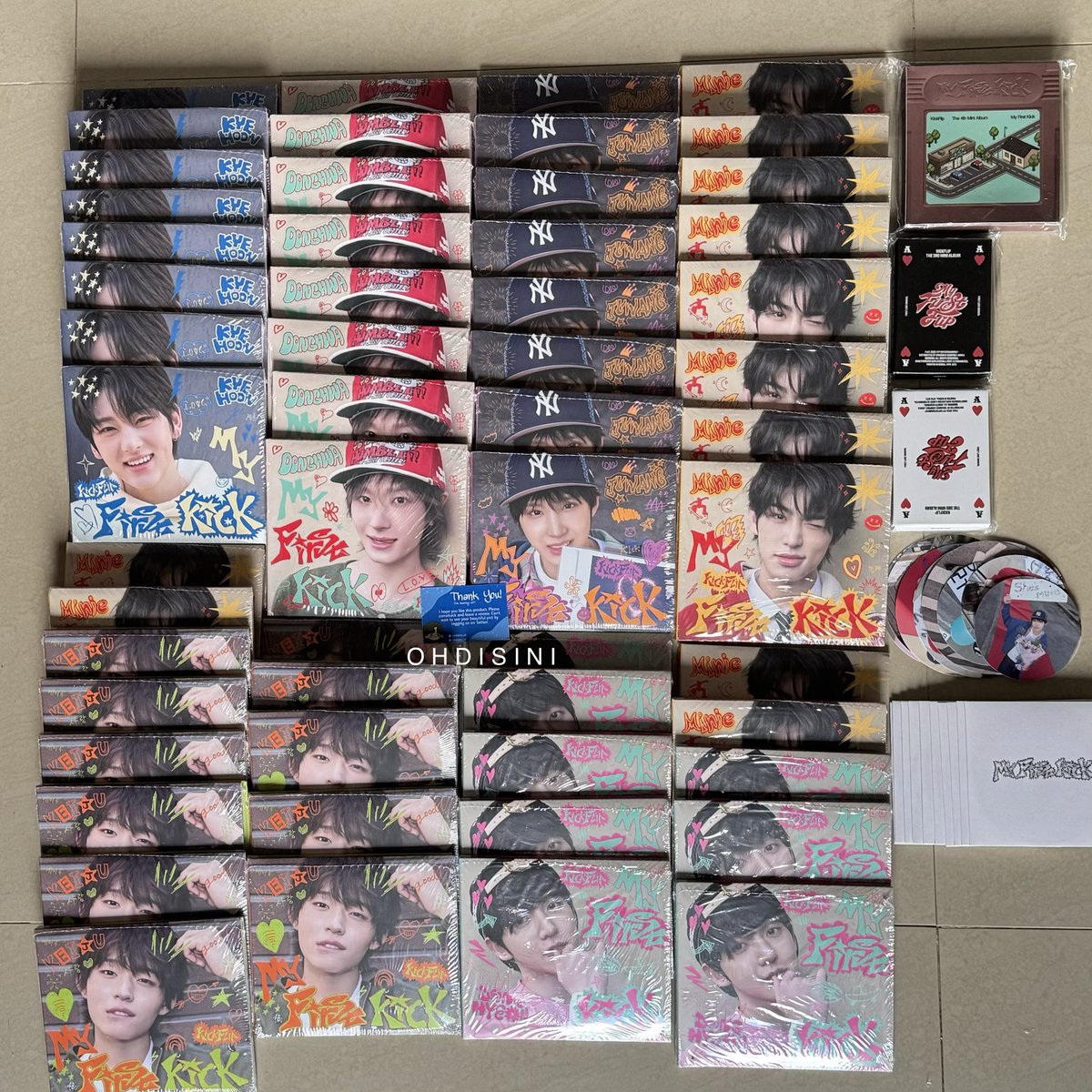 ohdisini_id's tweet photo. #0320arrived 

55pcs Album Kickflip My First Kick &amp; 26pcs My First Quest https://t.co/q6TShQ5i9x