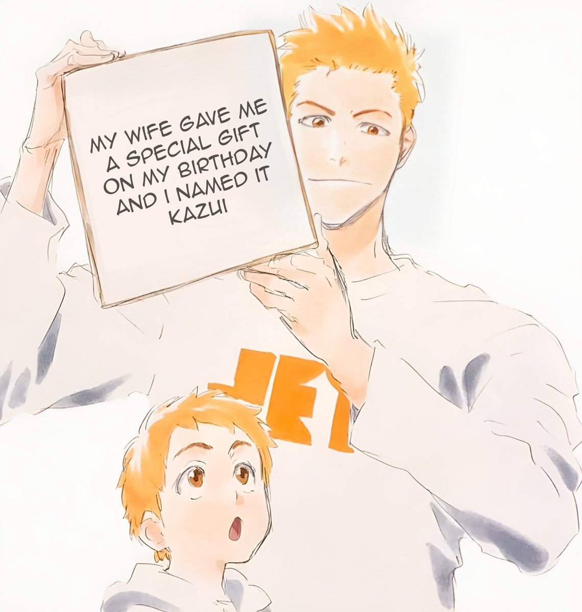 Nagato890's tweet photo. Reminder that Kazui was born 9 months after Ichigo's birthday🙃 https://t.co/o6yCB9PMxz