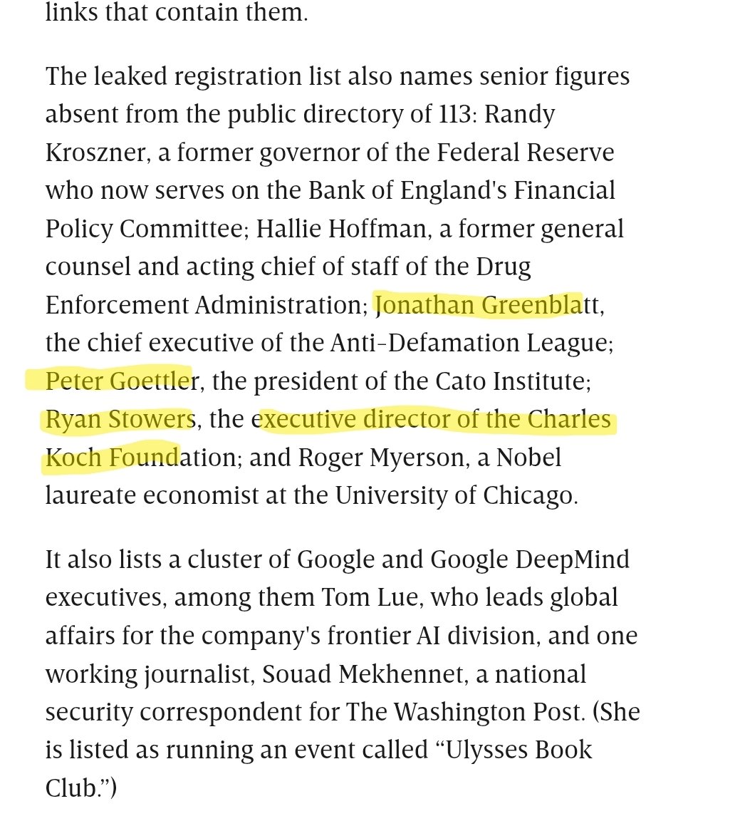 GeoRebekah's tweet photo. Republicans created an entire ecosphere of paranoid conspiracy theorists who were CONVINCED that secret societies were trafficking kids, & holding secret meetings where they plan out how to control the world. 

Those things turn out to be (somewhat) real, but since it's largely *Republicans* doing it, they ignore it. 

Y'all scapegoated Soros when you should have been going after Epstein, Theil, Miller, Elon, etc. 

https://t.co/yaRZTbNCE6
https://t.co/mdKmEr30v9
