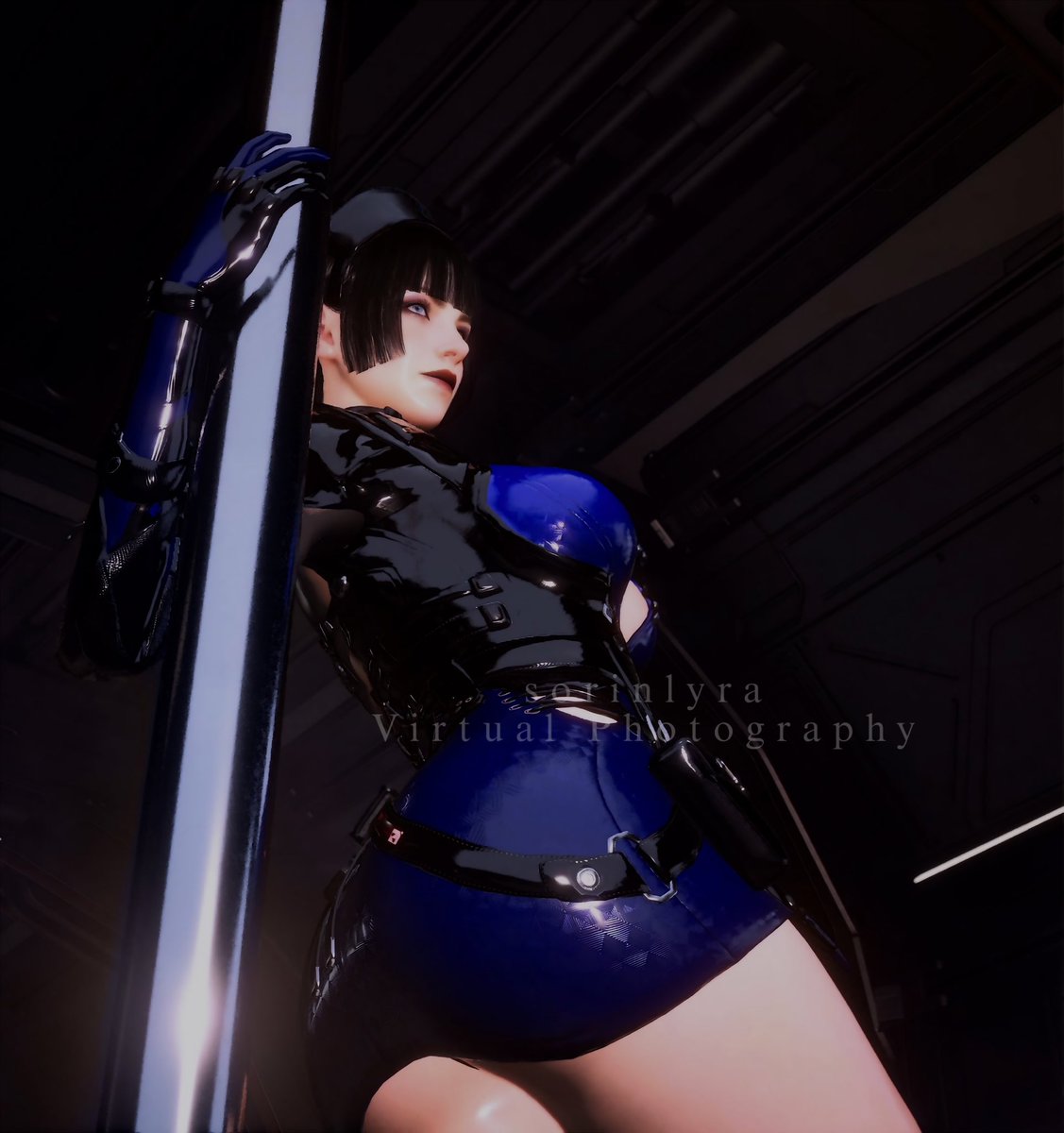 sorinlyra's tweet photo. Ines’ medical service skin 🖤😍
#TheFirstDescendant
#VirtualPhotography 
#InesTFD https://t.co/GiUHK5bqZY