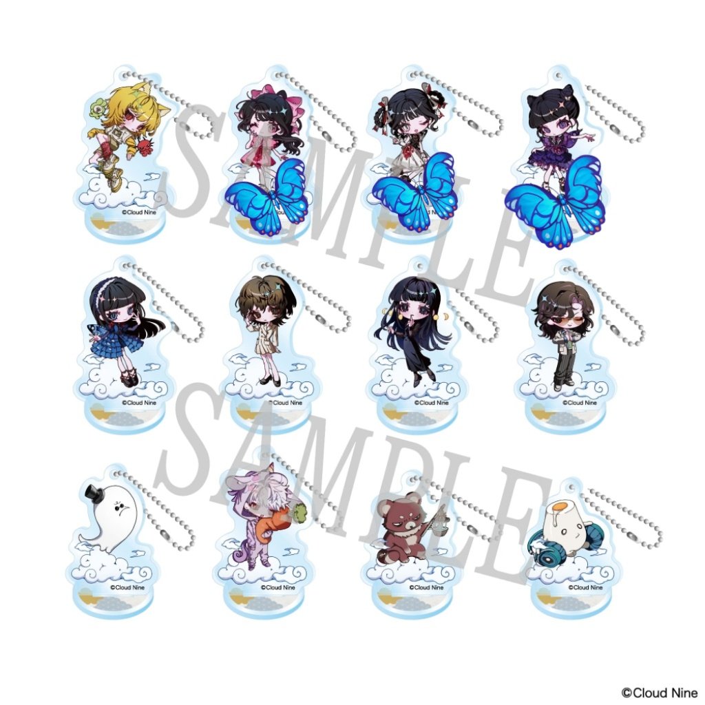 クラウドナインパーク アクリルスタンドキーホルダーファントムシータ まとめ売り クラウドナインパーク アクリルキーホルダー【B】 交換 譲：写真1枚目