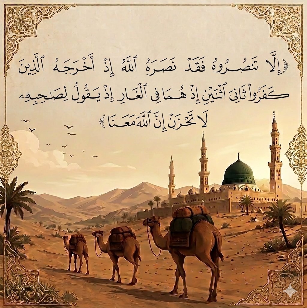 elshareeeef's tweet photo. ﴿إِلَّا تَنصُرُوهُ فَقَدۡ نَصَرَهُ ٱللَّهُ إِذۡ أَخۡرَجَهُ ٱلَّذِينَ كَفَرُواْ ثَانِيَ ٱثۡنَيۡنِ إِذۡ هُمَا فِي ٱلۡغَارِ إِذۡ يَقُولُ لِصَٰحِبِهِۦ لَا تَحۡزَنۡ إِنَّ ٱللَّهَ مَعَنَا﴾ [التوبة : 40]

تدارس القرآن الكريم
https://t.co/jlgkNuZERH
#اسطول_زعماء_تويتر
#محمد_علام_الشريف https://t.co/9l6FWvxTSI