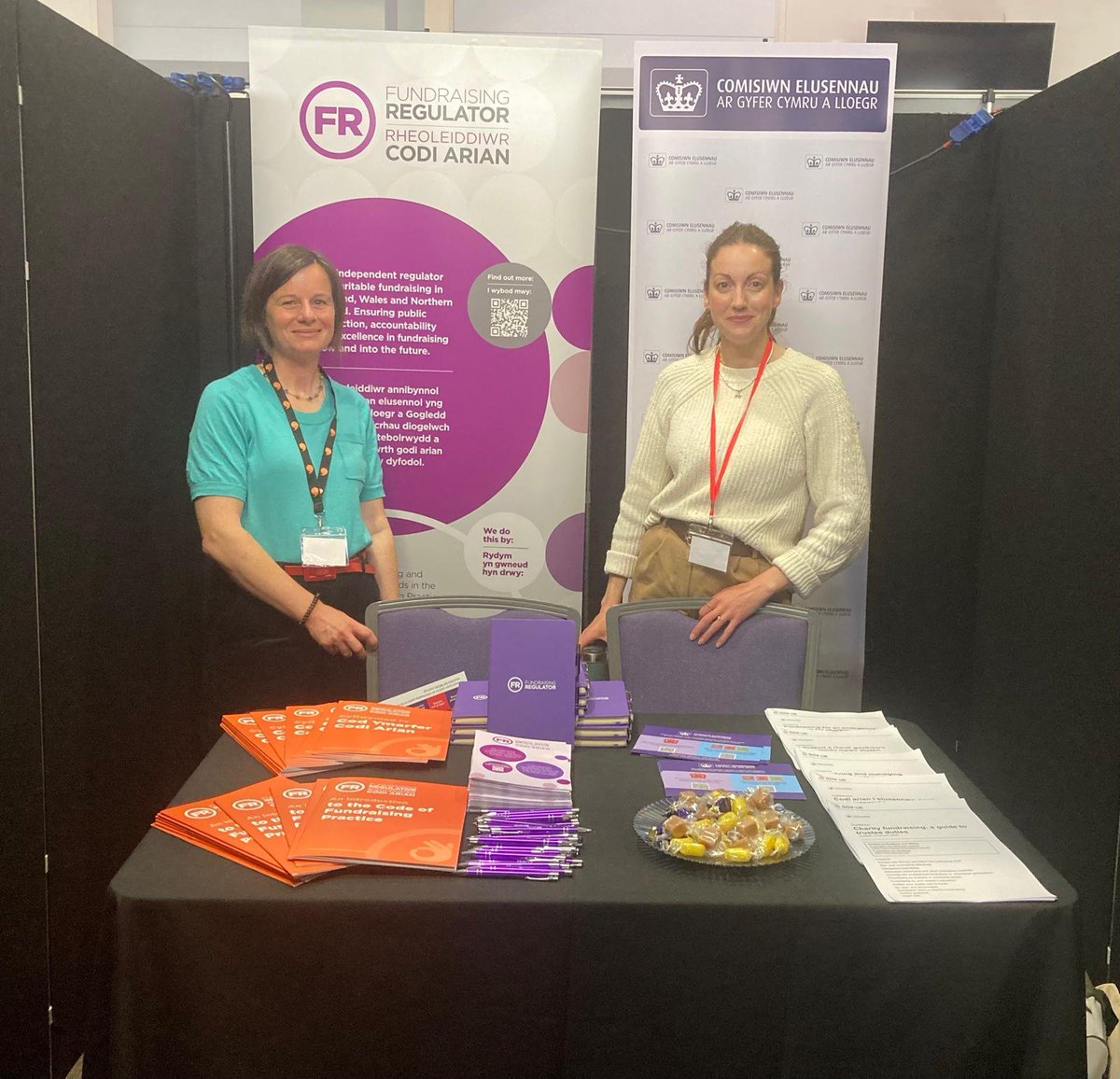 FundrRegulator's tweet photo. 📍 We're at #gofod3 today!

Come and say hello to the Fundraising Regulator team and chat about fundraising standards, the Code of Fundraising Practice, and the support available for charities and fundraisers. https://t.co/Wr7GmGuTUx