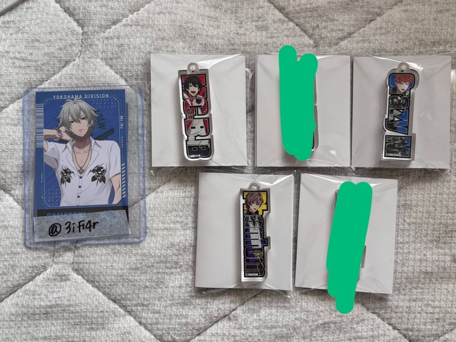 3iF4r's tweet photo. 【交換】ヒプノシスマイク ヒプマイ アクリルブロックキーホルダー 

譲：一郎、♡理鶯、幻太郎

求：左馬刻 or 銃兎 or 定価(+送料)

都内手渡し※リトリン記載 >>>>> 郵送
一郎：交換もしくは♡まとめて
お気軽にお声掛けくださいませ🙇‍♀️ https://t.co/OiVfSfyOuc