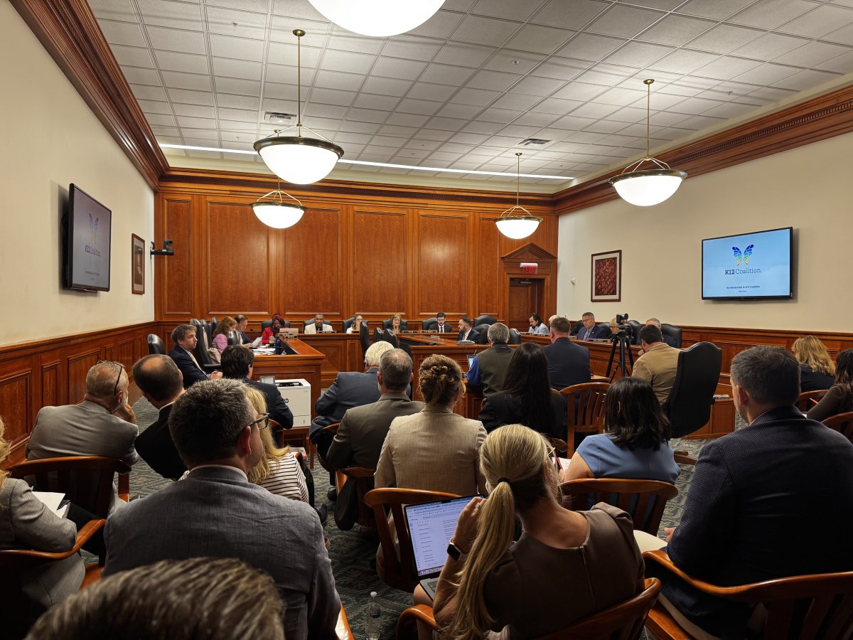 massp's tweet photo. Packed room for House Ed today. Up first is HB 5648 a bill to require granting of HS credit to students for working full time jobs (min 30 hrs/week) during their senior year. No protections to ensure students graduate or attend school. Conflicts w/ child labor laws. #miched https://t.co/IvFZj69dMj