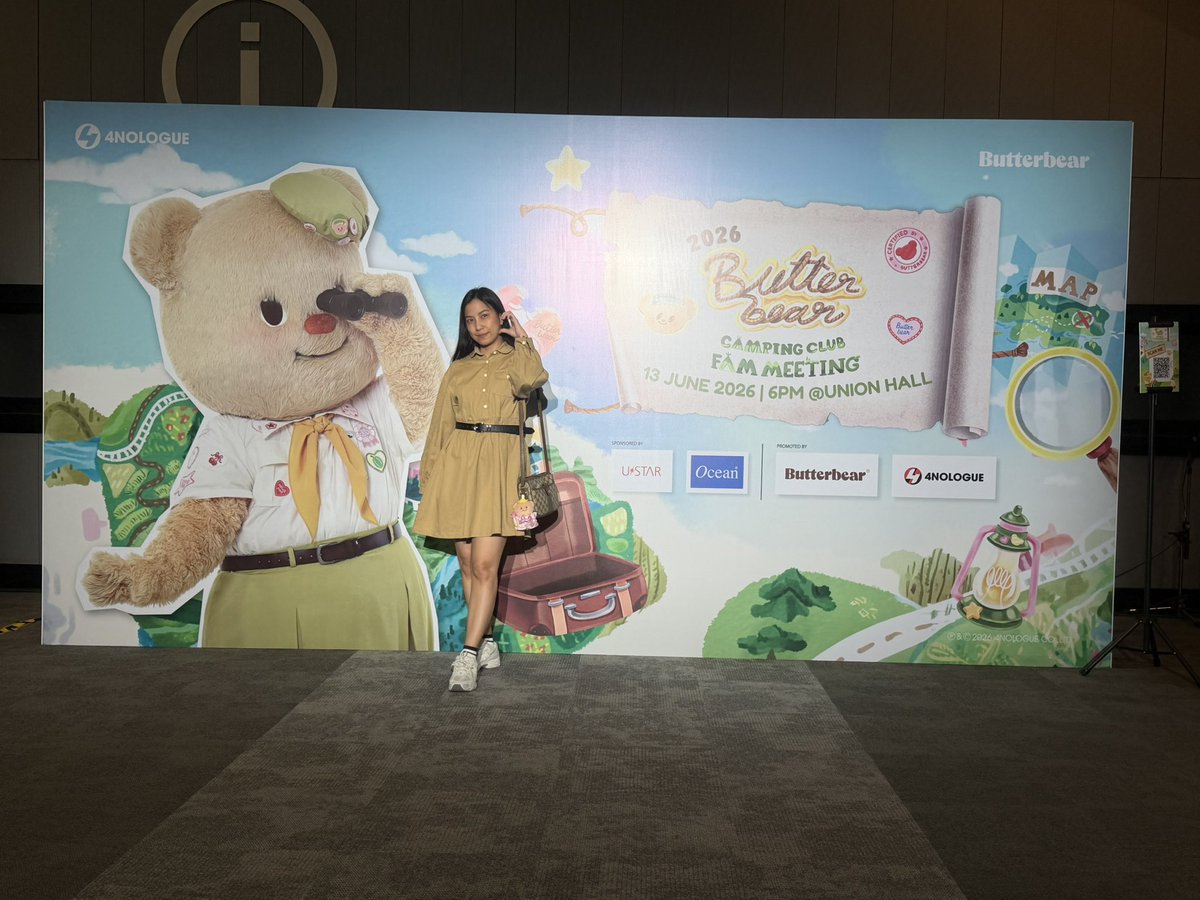 BellzyDaisy's tweet photo. งานน้องเนย ลูกสาวพุงเต่ง #แคมป์ปิ้งกับน้องเนย #2026ButterbearCampingClub #ด้อมน้องเนย #Butterbear #มัมเบลเทียน ⛺️🎀🩷🏕️💜😍📸 https://t.co/irkPCWxGx1