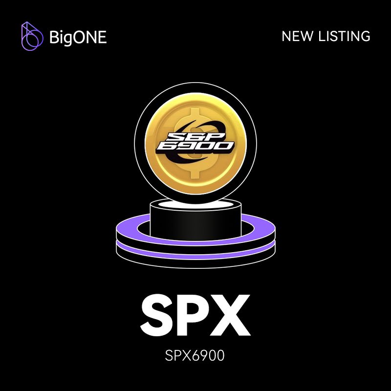 BigONEexchange's tweet photo. 📢 New Listing Alert!

🚀 We're excited to welcome a new HOT token to BigONE – $SPX @spx6900 

Trading is NOW LIVE – don't miss out!

More Details 👉 https://t.co/8rbgQ7yx7V

 #BigONE #NewListing #CryptoListing https://t.co/dzHQn4ZIvj