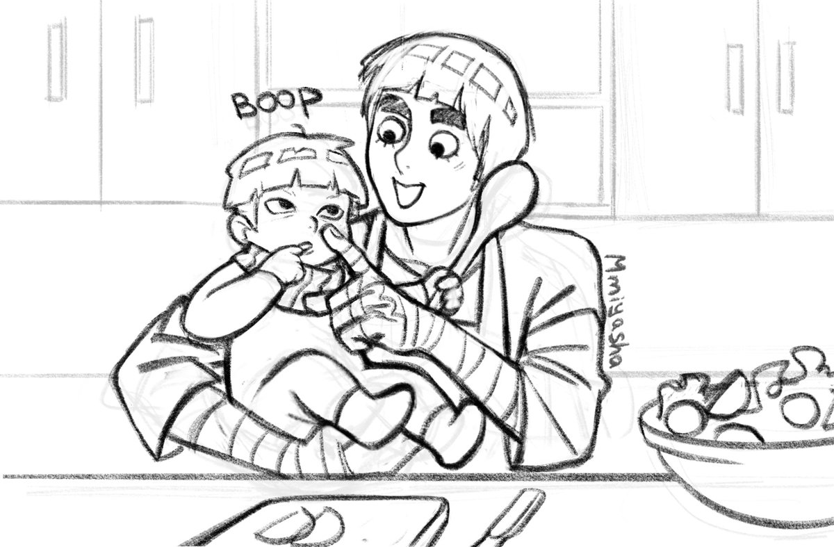 Mmiyasha's tweet photo. With his baby
#rocklee
#metallee https://t.co/VwQ89Flp83