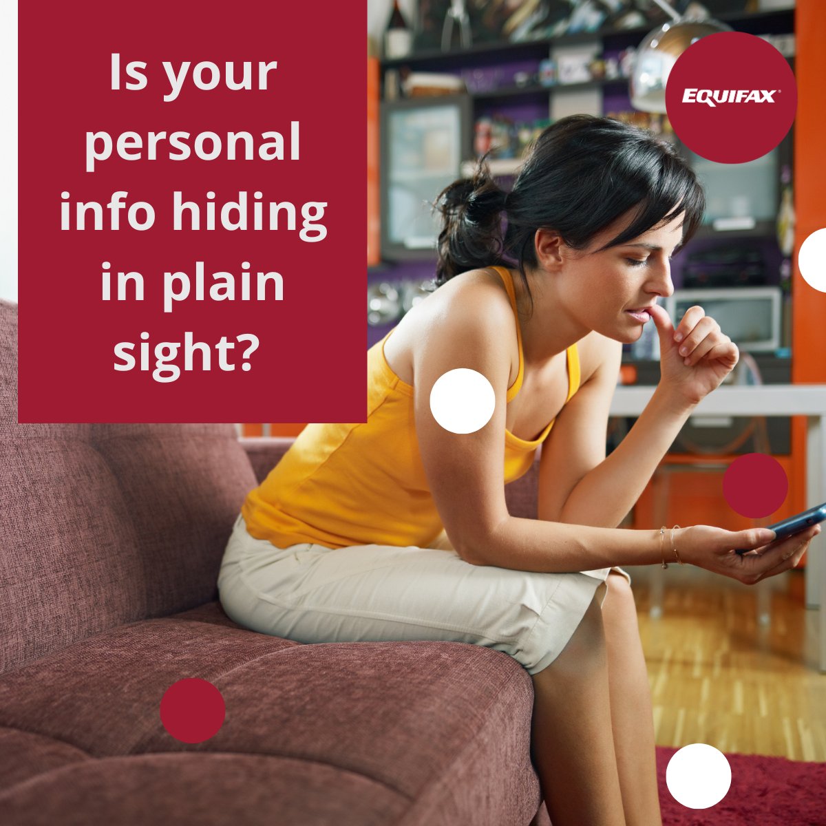 equifaxcanada's tweet photo. Even small details can help a hacker “social engineer” their way into your bank account. If your profile is public, you’re sharing more than you think. Get the full guide on keeping your personal data personal. https://t.co/BtWZOiCJy4 https://t.co/iHXH20RZ5g