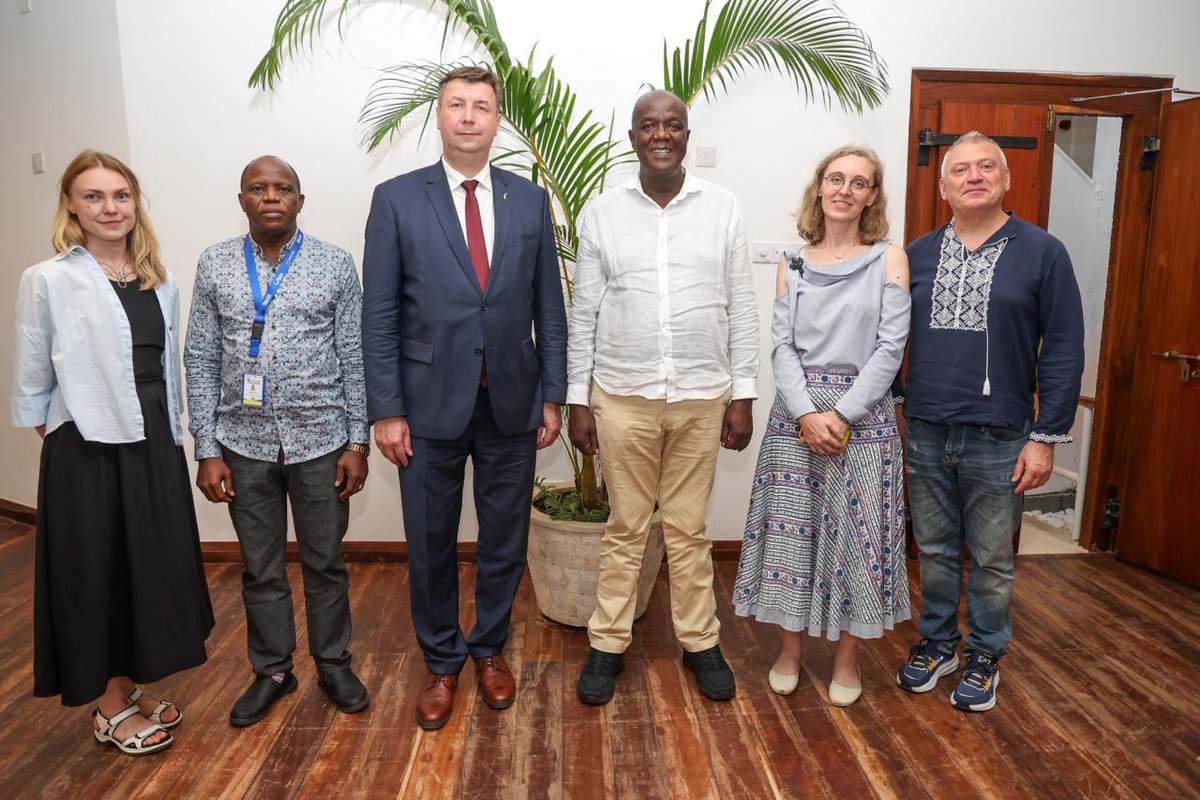 GideonMungaroM's tweet photo. On the sidelines of the ongoing 11th Our Ocean Conference 2026, I held productive discussions with H.E. Yurii Tokar, Ambassador of Ukraine to Kenya, who is keen on establishing Ukraine’s presence and strengthening relations with Kilifi County as we explore future partnerships that will directly benefit our people.

Despite the current challenges facing Ukraine, I am encouraged by their willingness to build long-term cooperation with us. Kilifi remains open and ready for partnerships that create opportunities, drive growth, and improve livelihoods for our people. 🇰🇪🇺🇦
