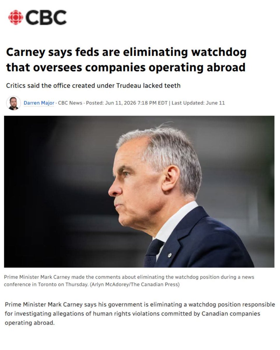 DunkThe7th's tweet photo. SHOCKING: Right on the eve of World Day Against Child Labour, Carney apparently thought it was the ideal moment to scrap the office that investigates child slavery.

You can't make this shit up! https://t.co/DqyDU5wJTj
