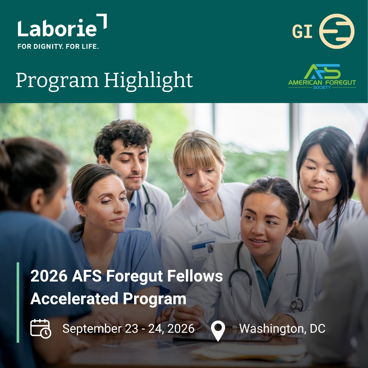 gi_laborie's tweet photo. Applications are now live for the 2026 AFS Foregut Fellows Accelerated Program!

This two-day immersive experience offers fellows the opportunity to learn from expert faculty through lectures, hands-on workshops, procedure videos, and interactive case discussions.

Visit the AFS website for more information on the program and to submit your application: https://t.co/tLXKqSuiex

Program spots are limited so apply today to be considered!