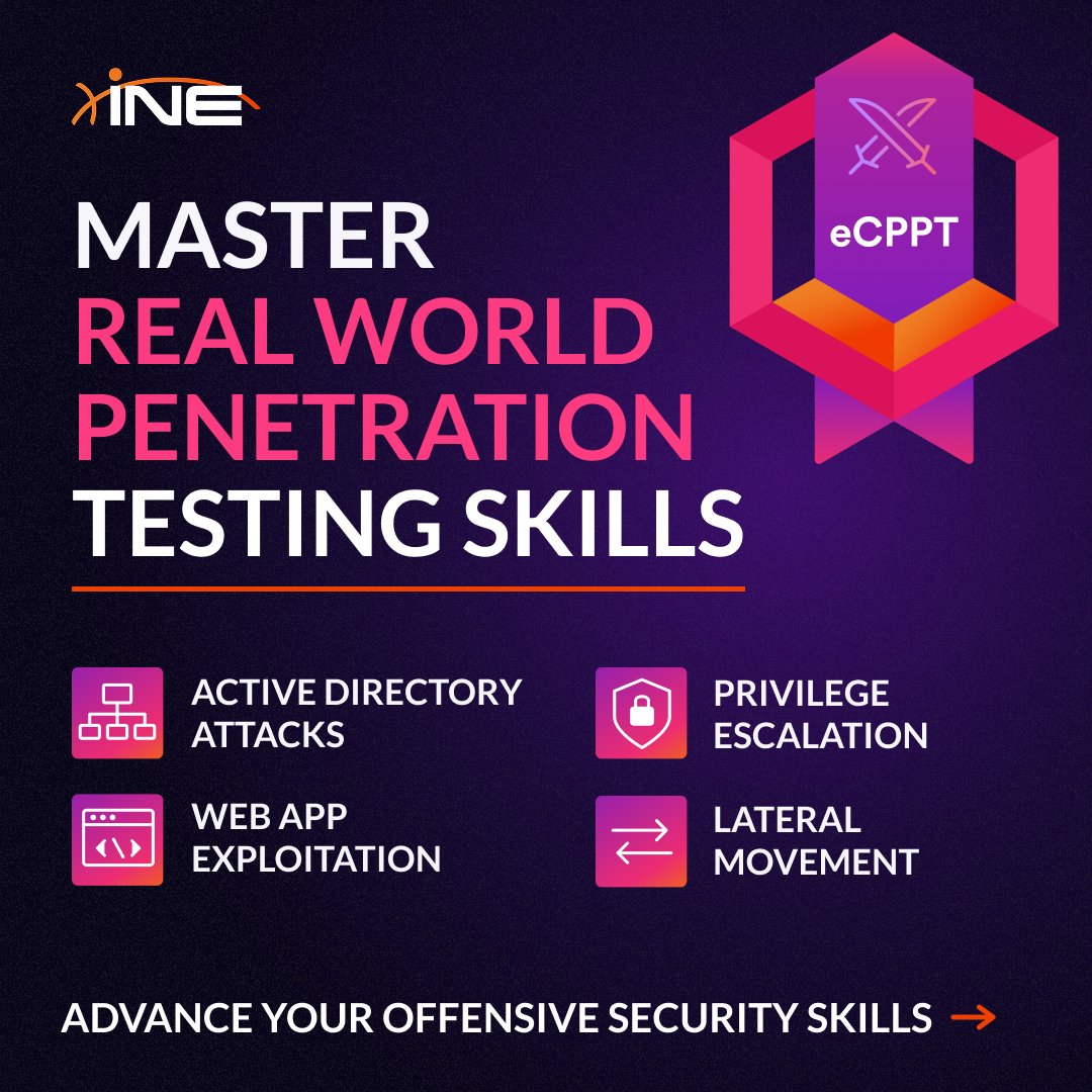 INE Security (FKA eLearnSecurity) tweet media