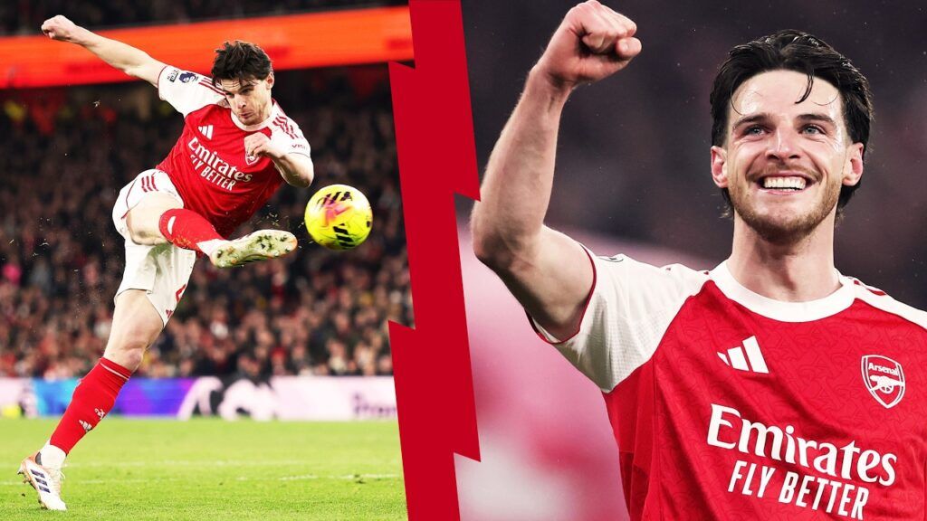 FootballLIVEH11's tweet photo. #NFL #NBA #PremierLeague #Sports #Football #Basketball BEST Declan Rice Moments For Arsenal Goals, Assists &amp; Tackles! AFC At The World Cup https://t.co/2aMrXLN3a0 https://t.co/jwuaBZmhN1