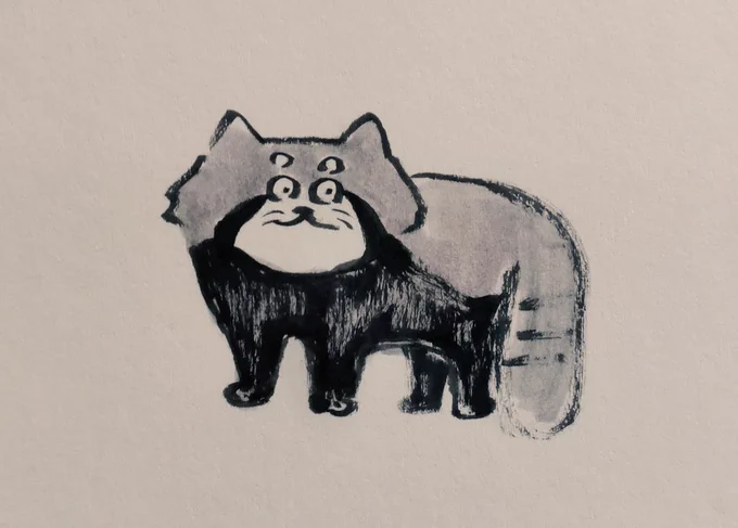 可愛く描けなかった動物たち。 当然伸びなかった。申し訳ない。