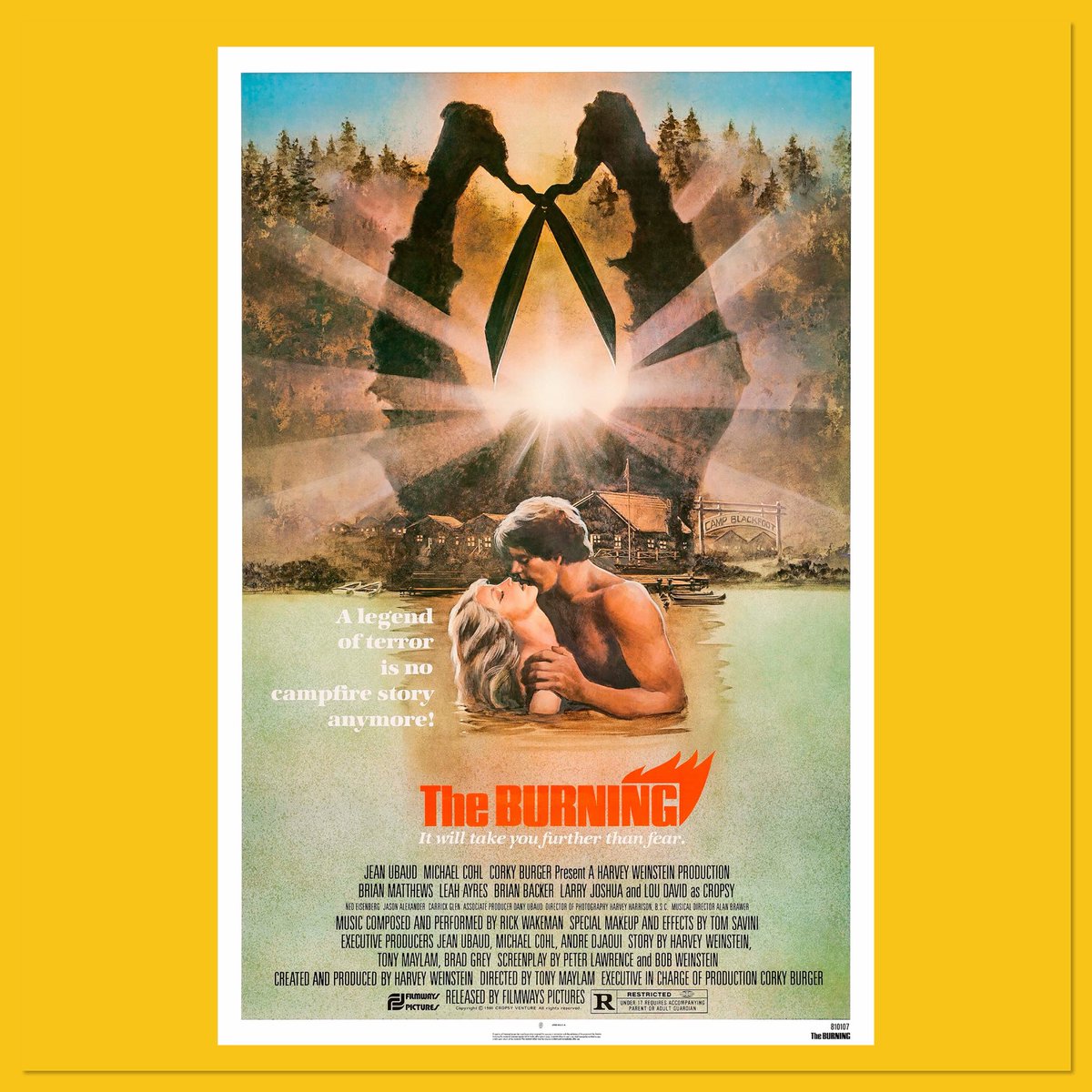 NeverSplitUpPod's tweet photo. We are making our way through the decades of horror &amp; next up is the 1980s!

Before we do our ranking, we are covering a horror flick from the 80s! 

You all voted &amp; the winner is THE BURNING (1981). 

Episode releases next week! 

Please subscribe to our YouTube! Link in bio. https://t.co/pfQW8Mupxu