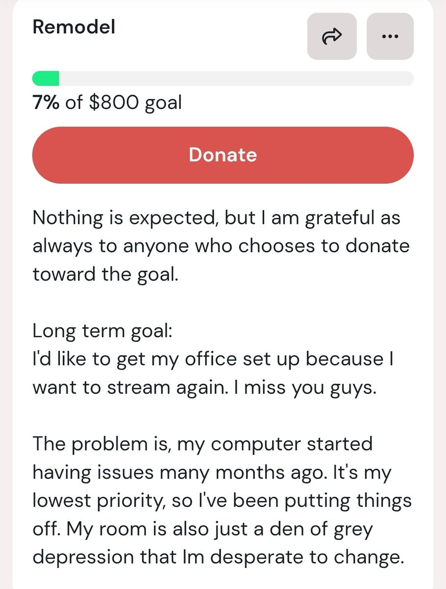 AkaAlbinoFerret's tweet photo. No one is going to see this, but i keep trying. 😭
I just want to do something for me.

I genuinely miss streaming.
I want to get my model done. I want to get my office set up with all the new things that I was graciously gifted. https://t.co/nto2s3L0eQ