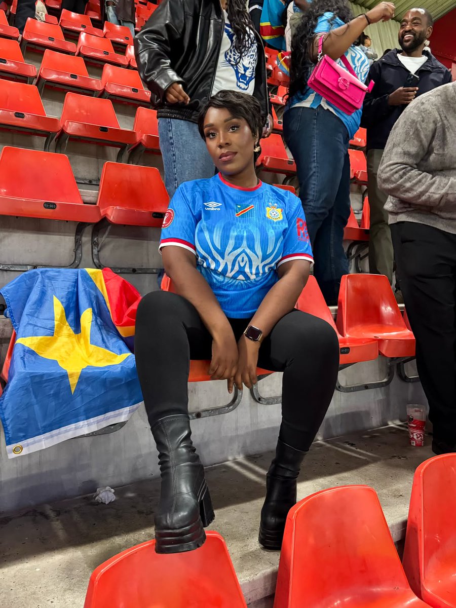 mslaggert's tweet photo. 📸: POV: DR Congo fans are set for Portugal and Ronaldo showtime  ✨️❤️ #PORCOD https://t.co/4YXts7XMhz
