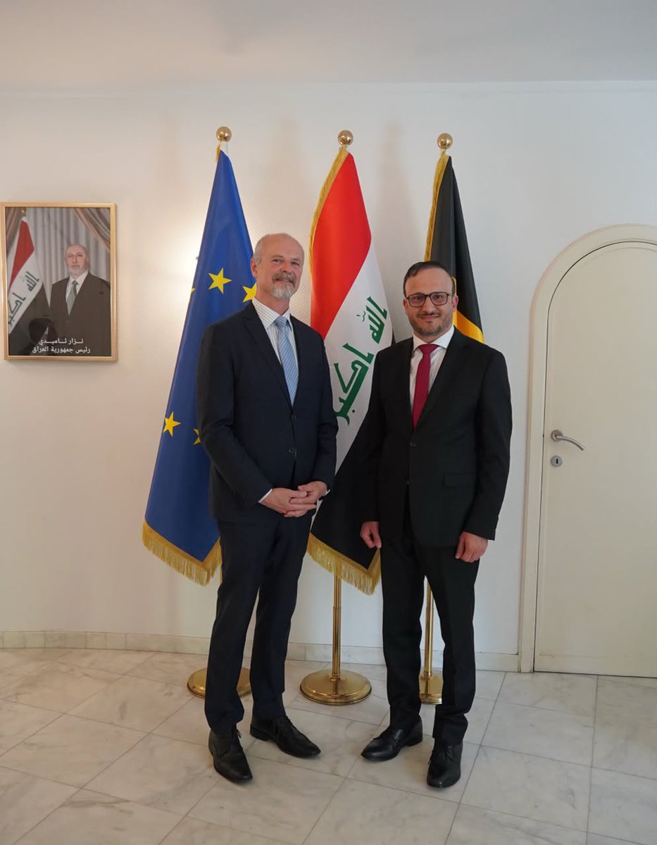 IraqinBrussels's tweet photo. لقاء القائم بالأعمال المؤقت مع رئيس دائرة الجوار الجنوبي في حلف الناتو
https://t.co/7bK2LgnHx9 https://t.co/mkLp5J7Vbm