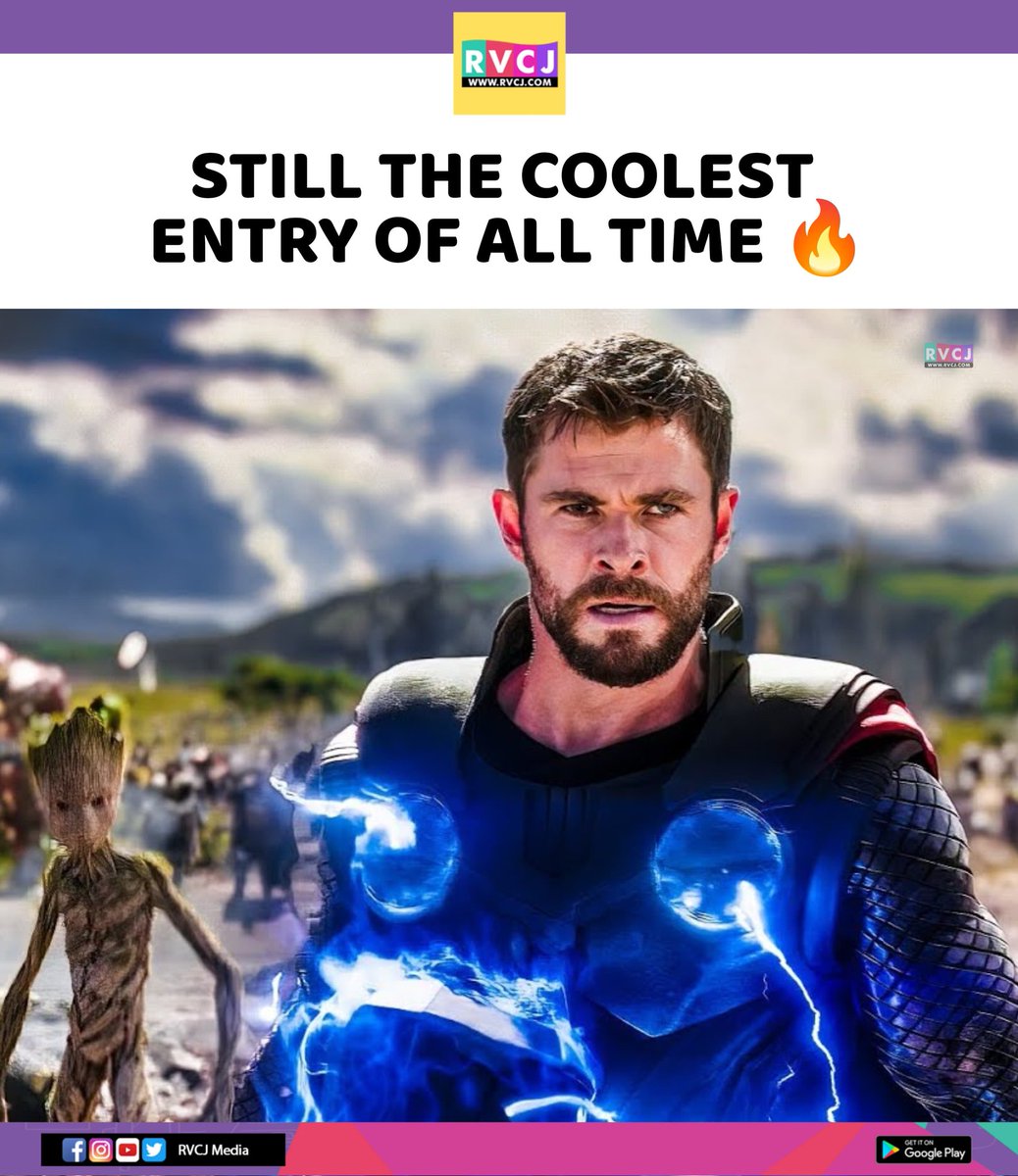 rvcjmovies's tweet photo. Thor's entry in Infinity War 🥶
#thor #avengersinfinitywar #marvels #chrishemsworth #mcu https://t.co/sTImpsMcrW