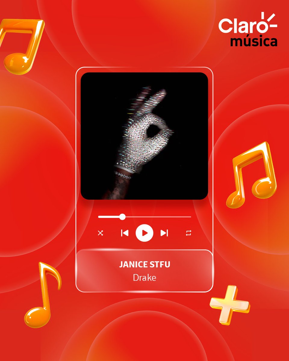 claroelsalvador's tweet photo. Nueva música para tu playlist. 😎
JANICE STFU de Drake ya está disponible en #ClaroMusica. 📲
¿Qué esperás para agregarla a tus favoritos? ❤️
Ingresá aquí para escucharla👉🏻 https://t.co/OnTUBMPCQM https://t.co/HNeqlYxm9z
