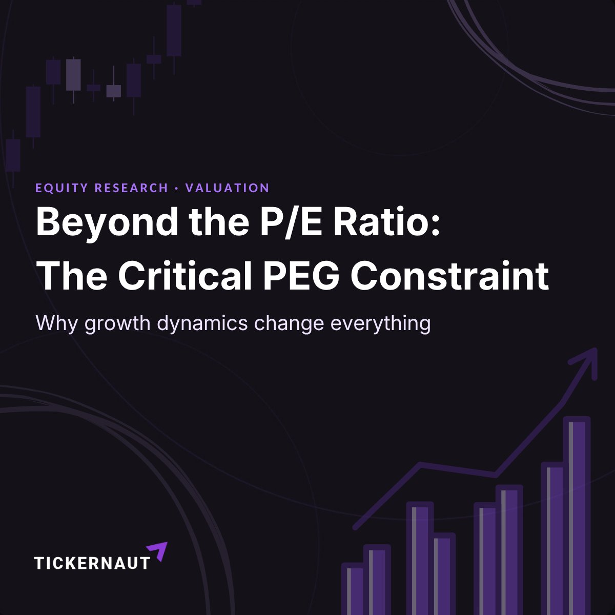 tickernaut's tweet photo. Beyond the P/E ratio: why growth dynamics change everything.
Two companies can share the exact same P/E and still be completely different investments. https://t.co/vlcMfr9RDF