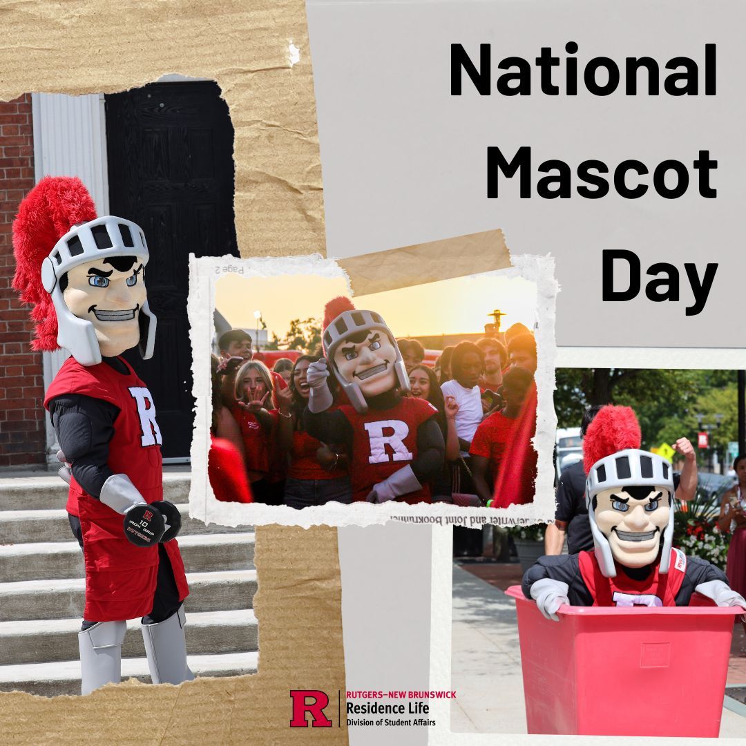 rutgersreslife's tweet photo. Happy National Mascot Day! 🎉 Shoutout to the one and only Sir Henry, a knight who enjoys jousting, horseback riding, and a good Taylor Ham Pork Roll and an Egg &amp; Cheese. 💪 

#RUonCampus #NationalMascotDay https://t.co/oytEMcuTJJ