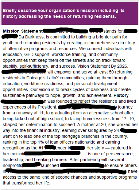 ILCharityWatch's tweet photo. Nothing says "Performative Philanthropy" quite like selling yourself and your "memoir" when asked to describe "the organization's mission and services."
An influencers memoir has NOTHING to do with either of those things 🤣 https://t.co/oLVav6tgaB