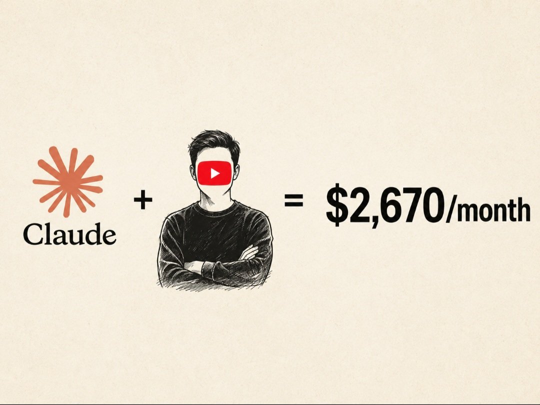 aiwithneelama's tweet photo. CLAUDE + Faceless YouTube = $2,670/month

No camera. No editing. No followers.

My friend started from zero.
90 days later — he quit his job.

9 prompts that made it possible 👇 https://t.co/6GL5z1aioS