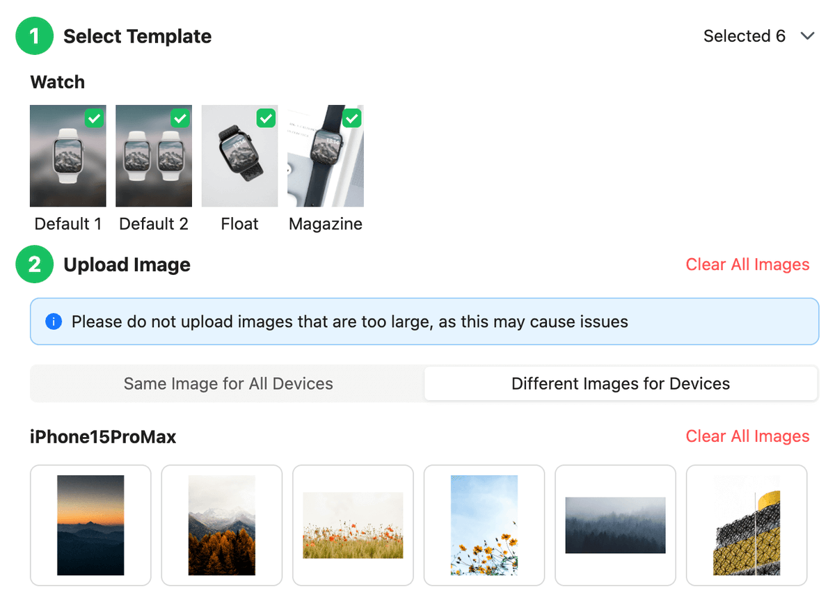 WallpaperMockup's tweet photo. Batch export for wallpaper creators.
Upload once, generate multiple mockups across iPhone, iPad, and Mac in one go.
Keep your style consistent with saved templates.
Try it now: https://t.co/fKVIXhpIUl https://t.co/OaXx36MPbP