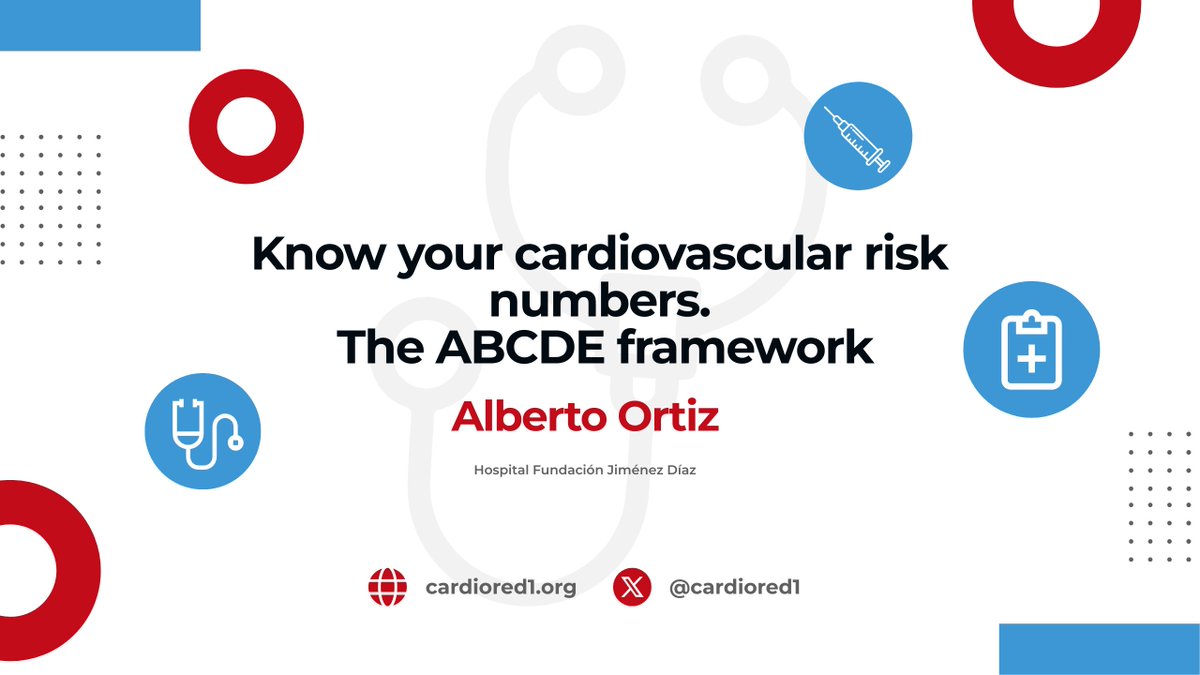 cardioteca's tweet photo. 🔍 La función gerosupresora de los riñones

Sesión clínica con Alberto Ortiz       @LabNefro_IISFJD

https://t.co/VzreGwGjsc 

🚨 La enfermedad renal crónica provoca un envejecimiento biológico acelerado de entre 5 y 13 años, incluso antes de necesitar diálisis, por la pérdida de moléculas gerosupresoras como Klotho o la betaína que el riñón dañado ya no produce
🔬 La albuminuria permite detectar daño renal en fase todavía reversible: el umbral diagnóstico es de 30 mg/g de creatinina en orina, aunque valores superiores a 10 ya se asocian a mayor riesgo cardiovascular y renal independientemente del filtrado glomerular
💊 Cuatro líneas de tratamiento con evidencia sólida —iSGLT2, bloqueantes del SRAA, finerenona y semaglutida en pacientes diabéticos— pueden retrasar décadas la necesidad de diálisis, o evitarla, si se inician con función renal conservada
🔮 El reto de futuro es desarrollar el concepto de "preenfermedad renal crónica" para intervenir antes de que el daño sea irreversible, siguiendo el modelo ya consolidado en cardiología y diabetología