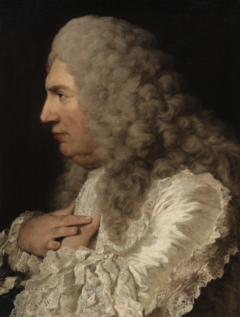 EffiatBarocco's tweet photo. Пьер Сюблейра (1699 - 1749), французский живописец. Изображён Girolamo Vaini, prince de Cantapulo (1679-1744). https://t.co/29CwhoSBOs
