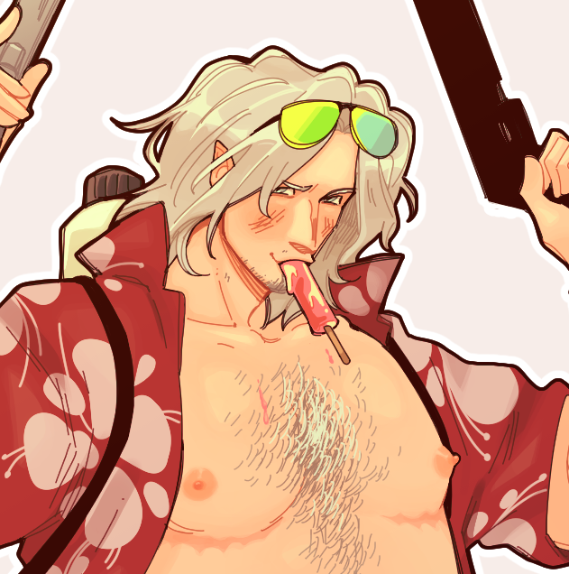 awfulwizard's tweet photo. special edition summer dante🏖️🫶 https://t.co/w4ZOFBXf7z
