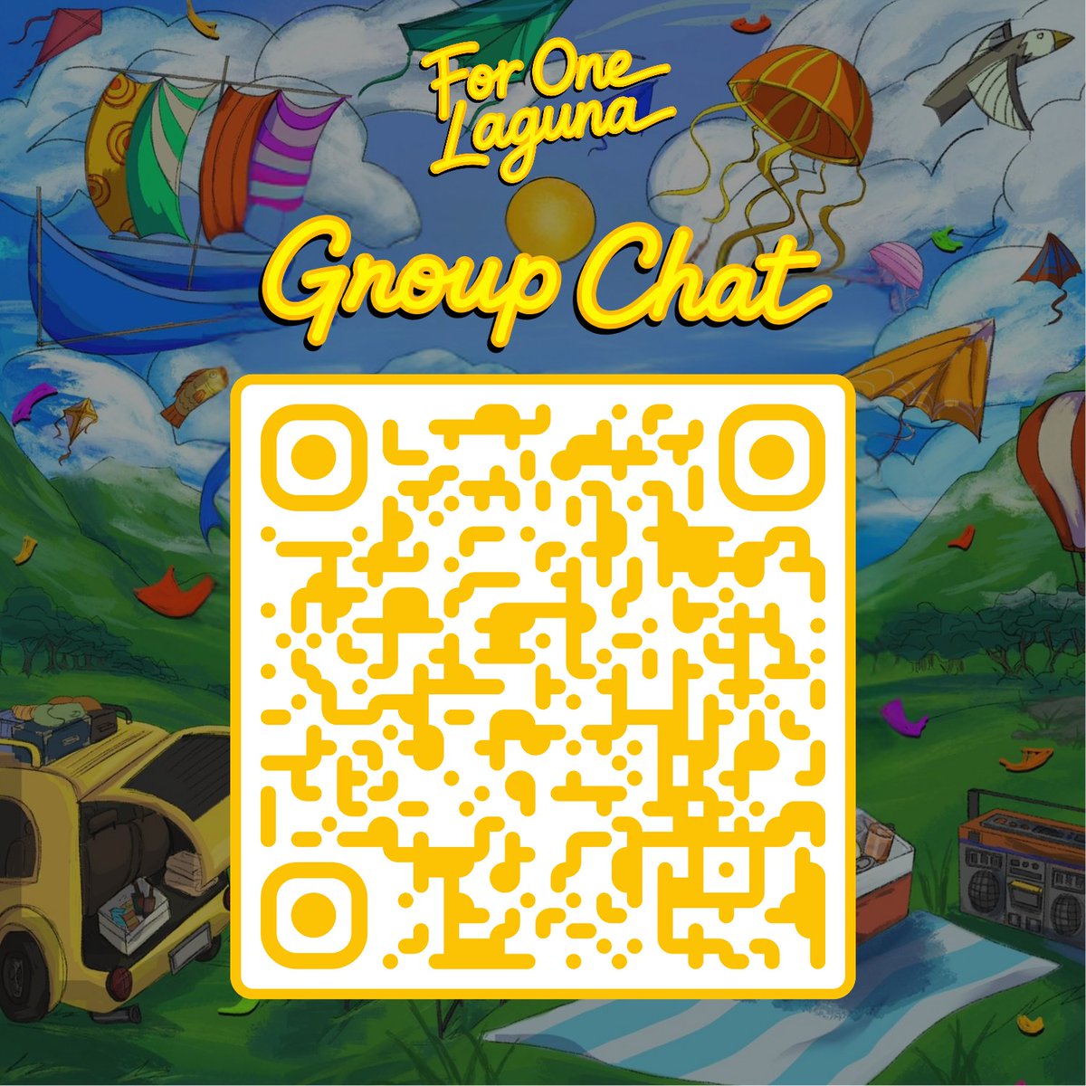 ForOneLagunaofc's tweet photo. ๐ข Laguna For One, where you at?
Join our official GC and connect with fellow for ones, stay updated, and participate in future fan projects and activities!
Scan QR or join thru:
๐ https://t.co/JKRTMGTFNj
We're excited to meet you! ๐ค
#1stOne #ForOne #ForOneLaguna https://t.co/adPY2Ofndq