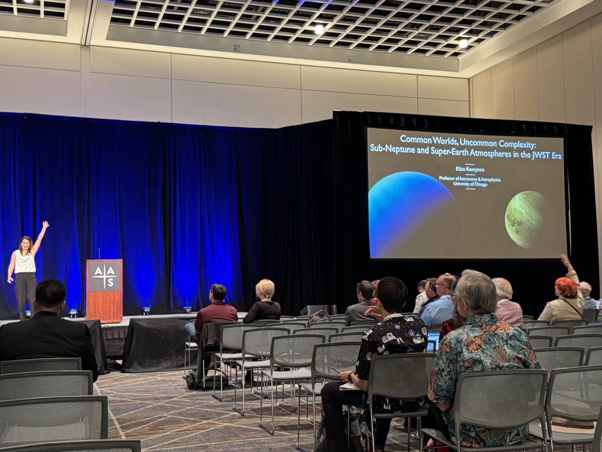 DanielCaton's tweet photo. Wednesday at the AAS meeting begins! #AAS248 begins! https://t.co/Nhqb2uLIlj