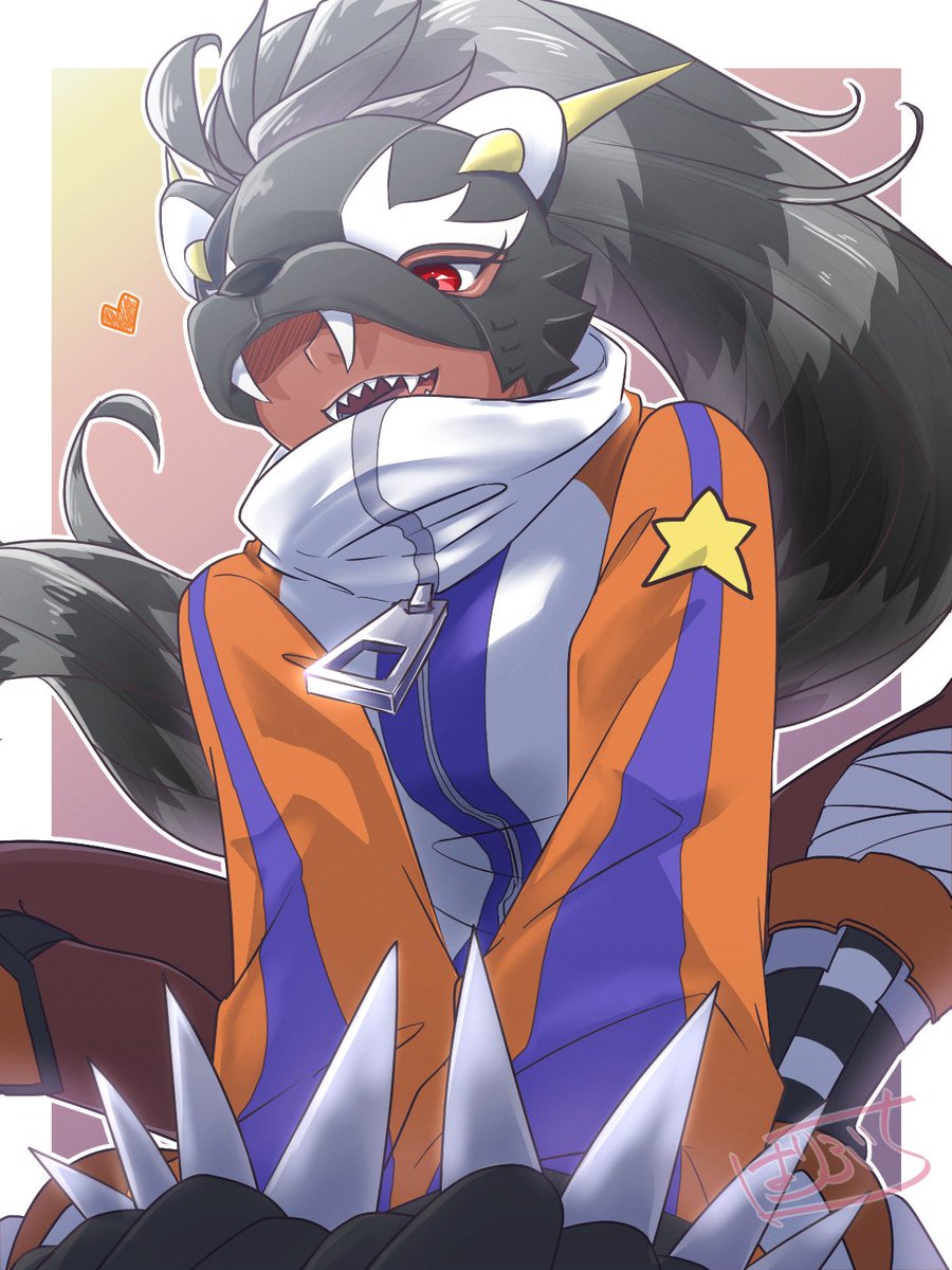 haribuchi's tweet photo. ベアキャットモン🧡
レーナさん抱えて楽しそうに笑いながら暴れる姿が本当にかっこよかった〜〜〜！！ https://t.co/CTDEBjjyHC