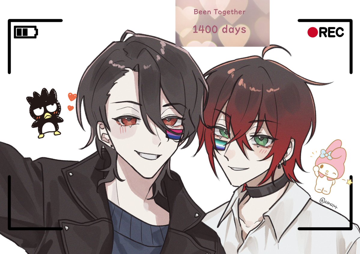 deadmanzcore's tweet photo. HAI GUYS HAPPY PRIDE MONTH!!!!🫶🫶 I'm late but today is also 1400 days since I started yumeing Rei!! 🥺🫶

🎨: @/sibelia (crepe) https://t.co/xBUCl4VFGY