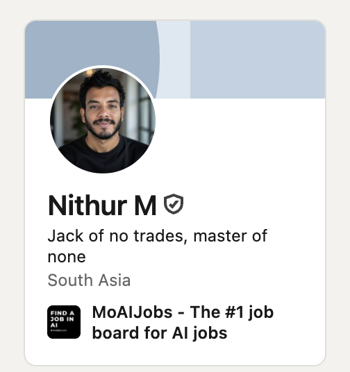 NithurM's tweet photo. Rate my LI profile. 🙌 https://t.co/QaQlzQJFUz