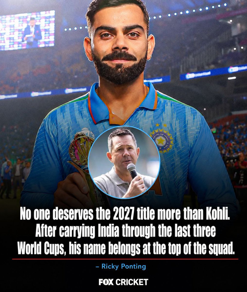 VKx76's tweet photo. Ricky Ponting has spoken what every Indian feels in their heart.🥹 https://t.co/7kiGDWRQgw