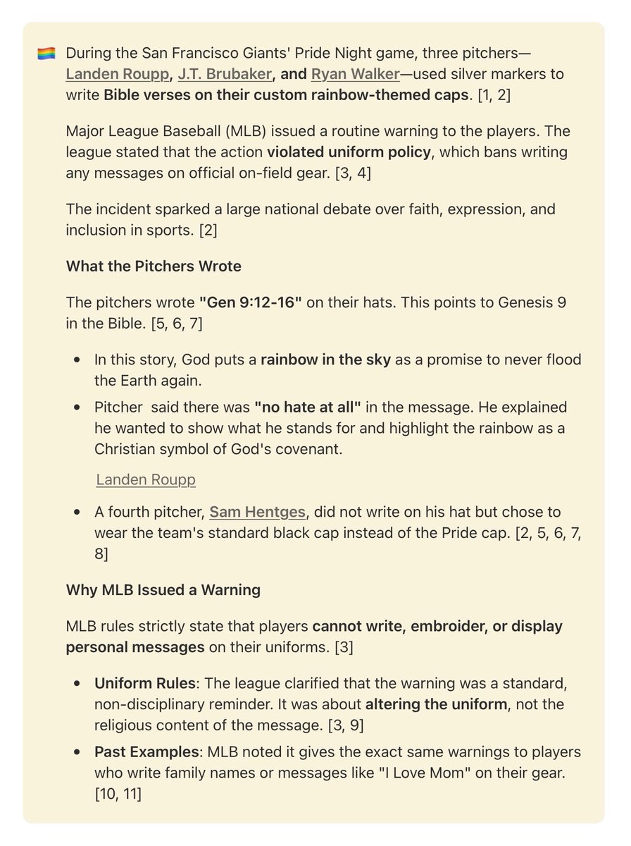 angelcakeberry's tweet photo. @8WPGhost @SInow The MLB players were not forced to wear rainbow caps.

Other pitchers had on plain black caps and there was no issue. They went against a rule that said you can't write on uniforms — for any occasion. MAGA Christians are the group that breaks their own commandments the most. https://t.co/jxgZgW4UNC