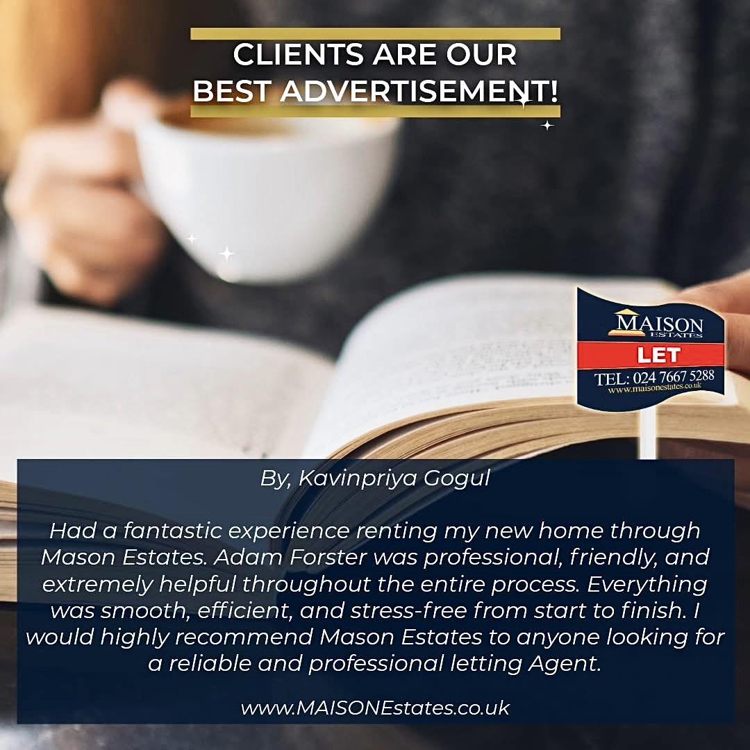 MaisonEstates's tweet photo. 🔴🟡🟢CLIENT EXPERIENCE #COVENTRY🔴🟡🟢

https://t.co/ENMDr68ZZ7 your local Boutique Estate Agents committed to achieving the B£ST PRIC£…

We would Welcome your Custom.
☎️02476 675288☎️ #coventry #coundon https://t.co/1avotPZVsh
