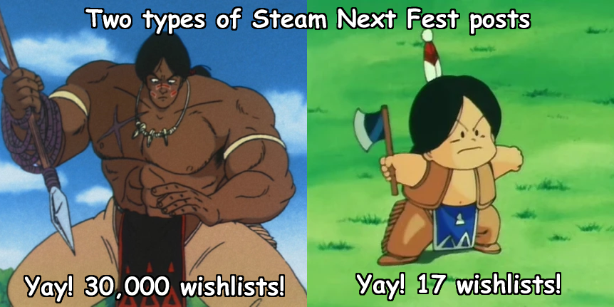 Sosowski's tweet photo. #SteamNextFest be like: https://t.co/2PykcX8QmI