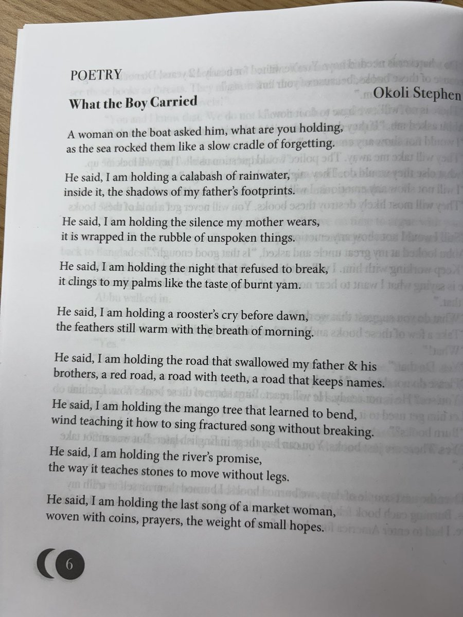 OkoliStephen7's tweet photo. A poem of mine is featured in Volume 62 of Ellipsis Art &amp; Literature. 

Grateful for the publication and the opportunity to share my work. https://t.co/ev7N70Waq3