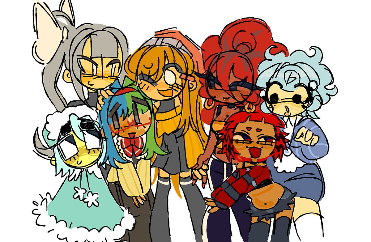 07Marayaa's tweet photo. doodle of my girls #tpot #bfdi #freesmart https://t.co/a12r4eZUR7
