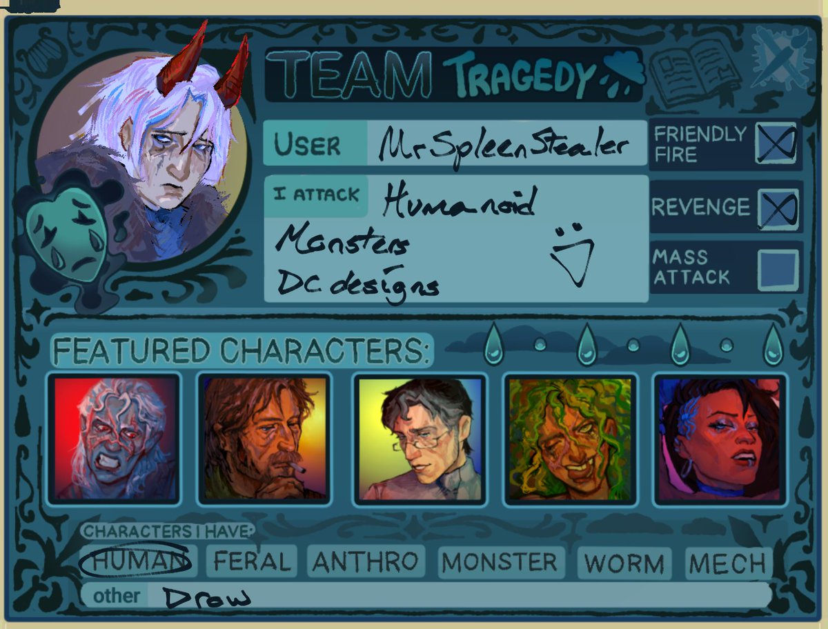 spleensteeler's tweet photo. ART FIGHT!!! hit me up :) https://t.co/O0Oetx0wVX