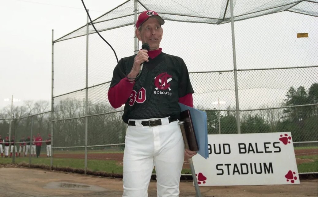 ICanThroughHim's tweet photo. Happy Birthday to @knoxCHS_BSBL legendary baseball Coach Bud Bales!

Coach Bales coached Central from 1974-2000 compiling a 509-207 record winning 17 district &amp; 8 regional titles as well as the state title in 1990 going 31-0! He coached over 150 future college and 10 MLB players! https://t.co/bENzrecBdp