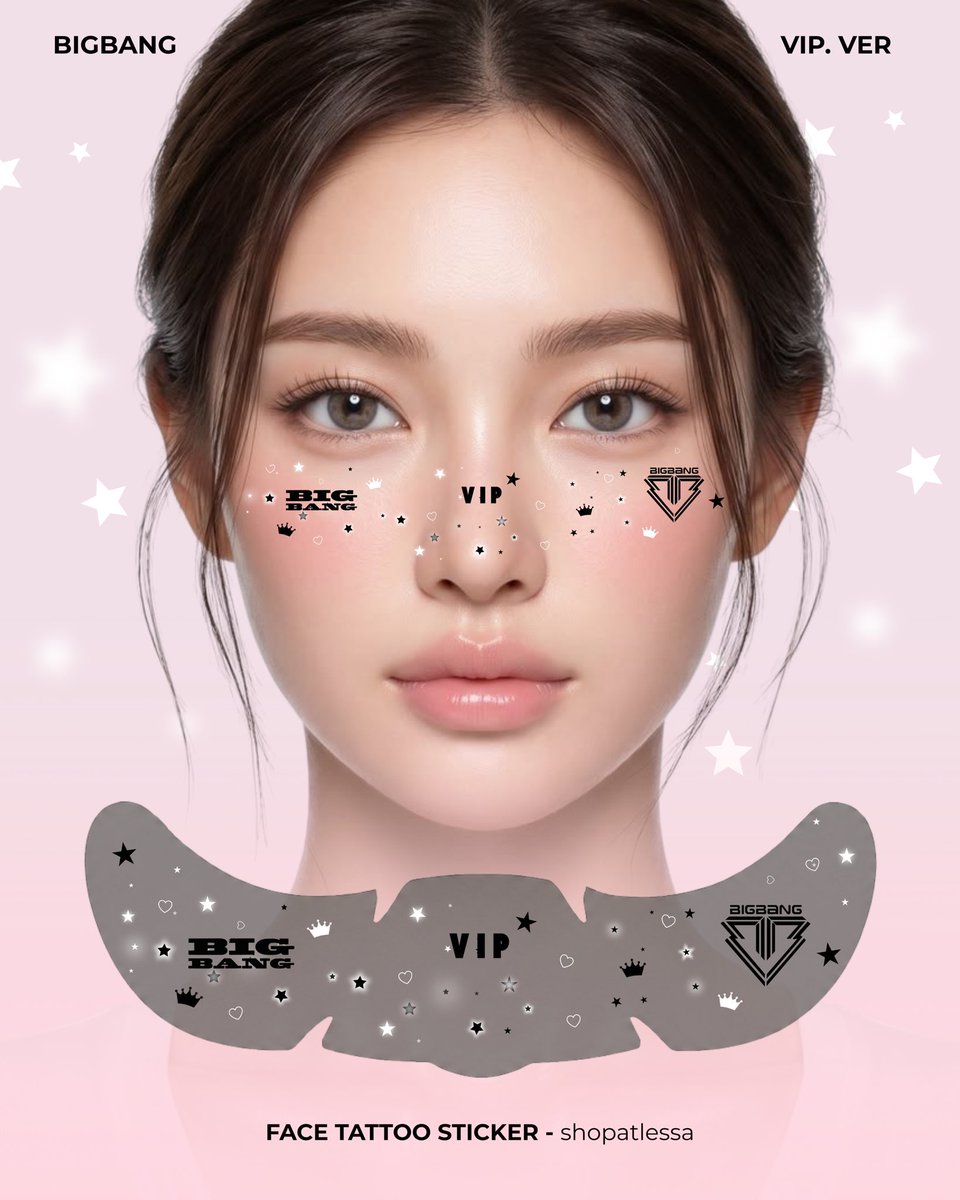 shopatlessa's tweet photo. FACE TATTOO STICKER
BIGBANG - VIP. VER

Pre order 🇲🇾 - DM admin to order 💗 #BIGBANGinKL https://t.co/nPw2cptTg3